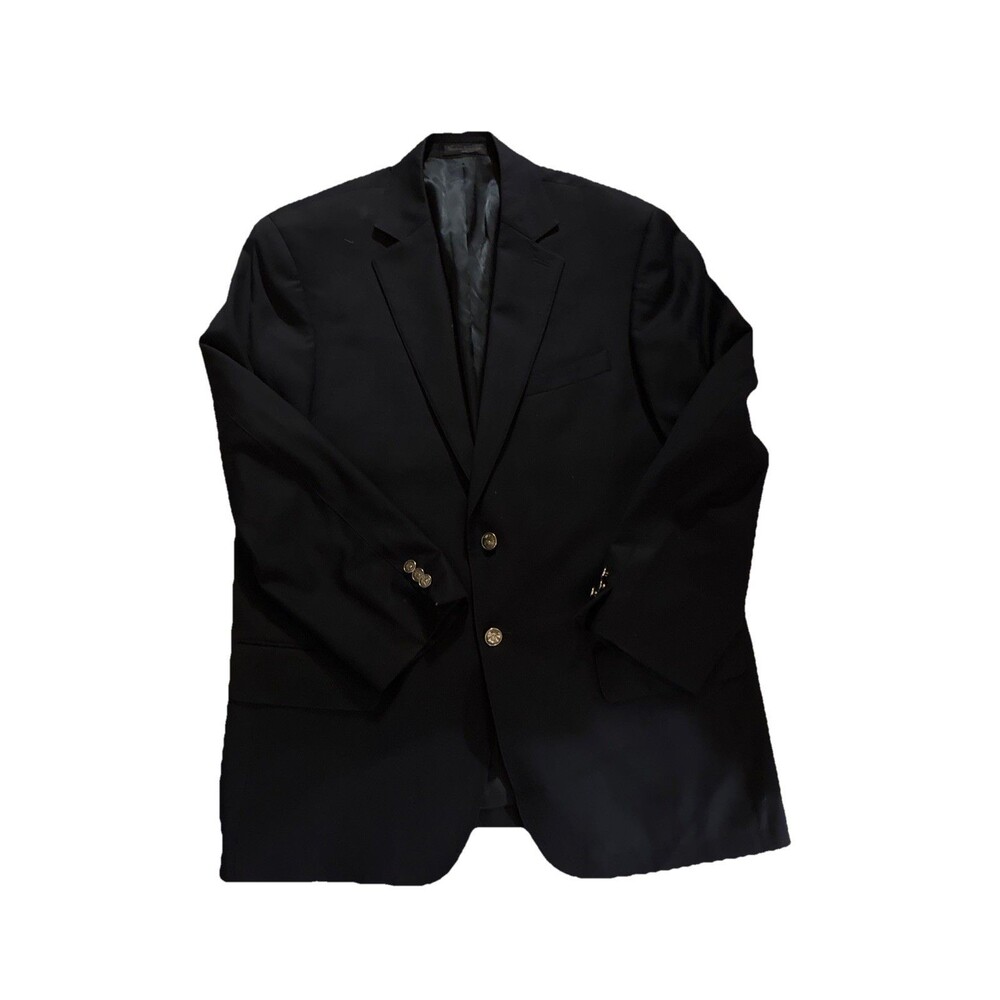Orvis Men’s Navy Blue Sport Coat Blazer Size 44R Classic Wool